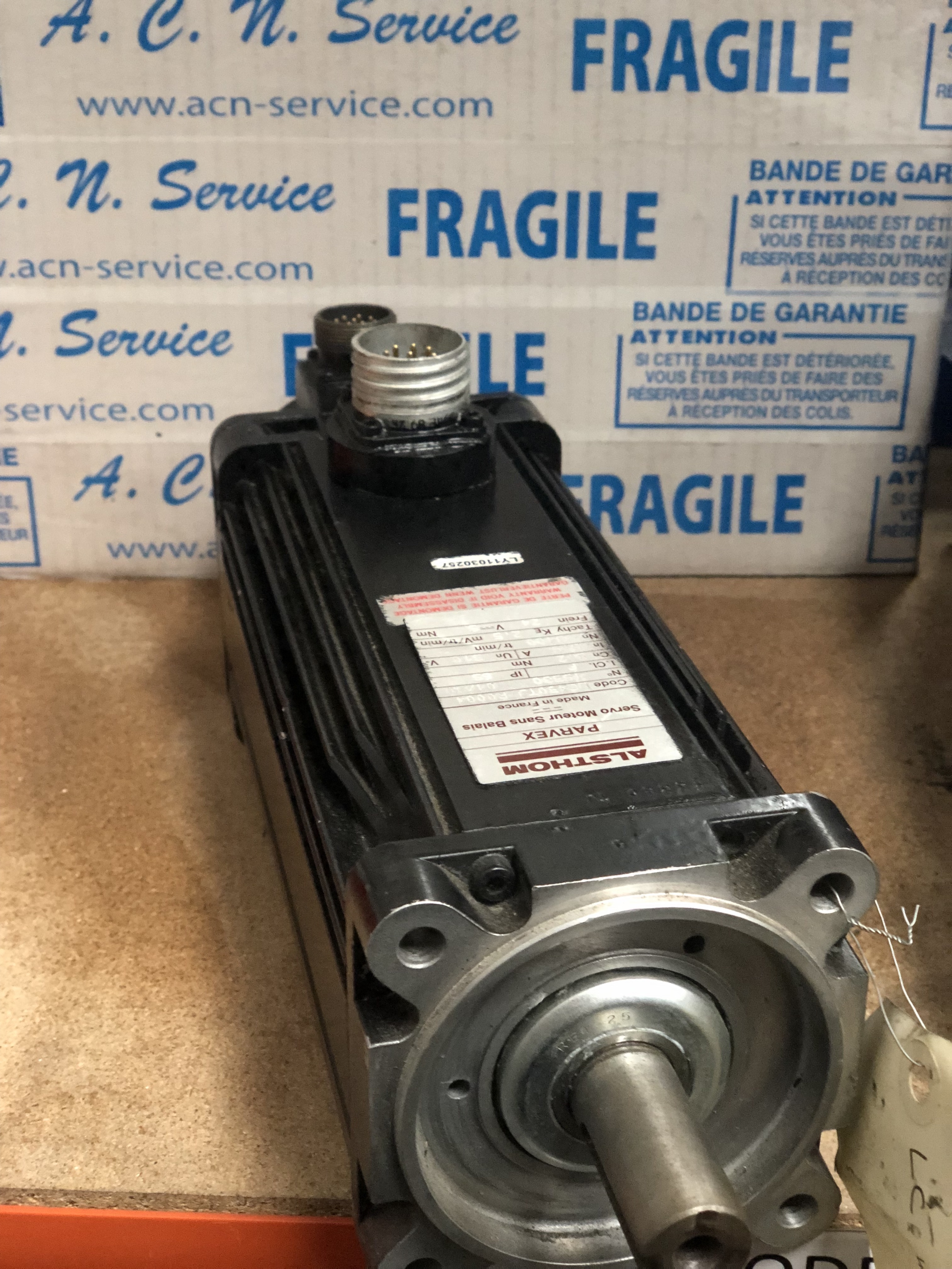 Parvex Servo Motor Sans Balais LC430TJR0004