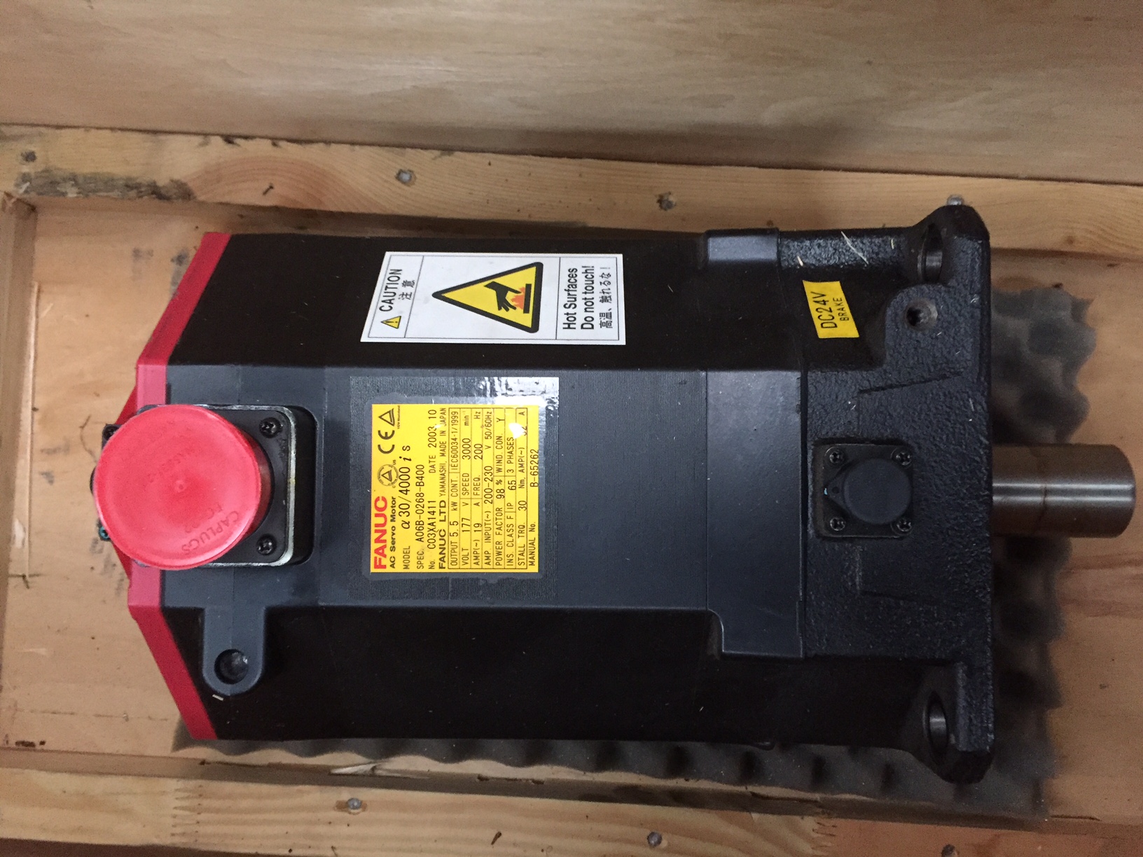 Fanuc AC Servo Motor A06B-0268-B400