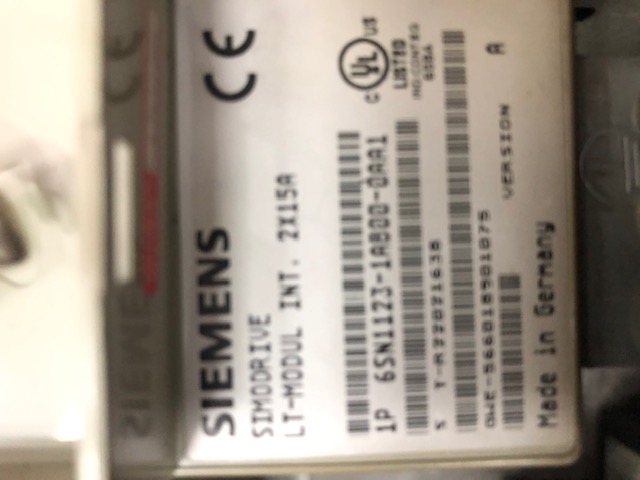 Siemens Carte de puissance 6SN1123-1AB00-0AA1